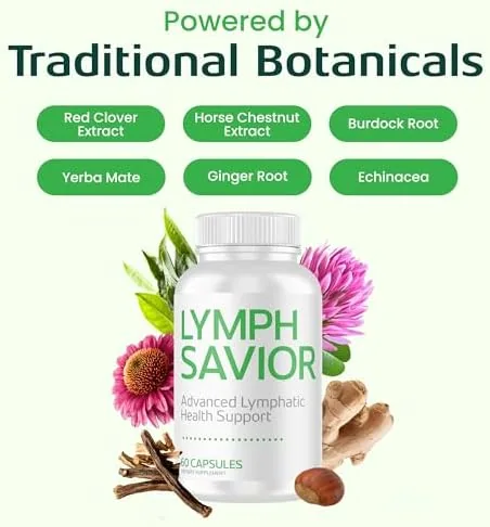 The Lymph Savior blend of lymphatic botanicals and selenium