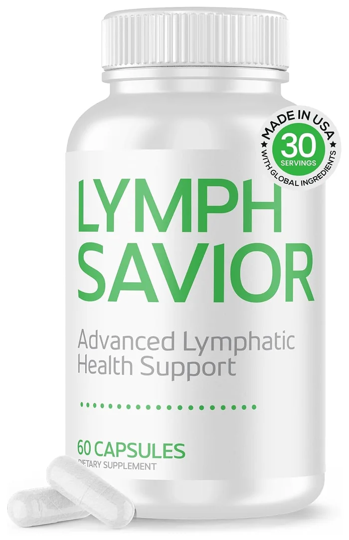 Lymph Savior bottle - 60 capsules, advanced lymphatic health support