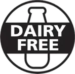 Dairy free badge from the Lymph Savior pack
